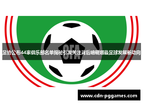 足协公布44家俱乐部名单揭秘引发关注背后暗藏哪些足球发展新动向